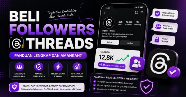 Beli followers Threads lewat SMM panel